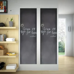 vidaXL wallsticker m. tavlefolie 0,45x2 m 2 ruller inkl. kridt