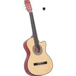 vidaXL western akustisk guitar med 6 strenge 38" lindetræ