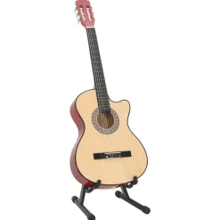vidaXL western akustisk guitarsæt 12 dele med 6 strenge 38"