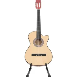 vidaXL western akustisk guitarsæt 12 dele med 6 strenge 38