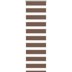 vidaXL zebragardin brun 40x100 cm stofbredde 35,9 cm polyester