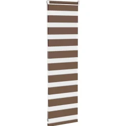 vidaXL zebragardin brun 40x100 cm stofbredde 35,9 cm polyester