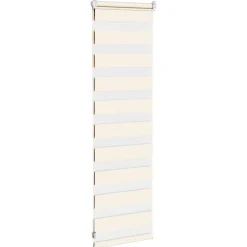 vidaXL zebragardin marmorbeige 40x100 cm stofbredde 35,9 cm polyester