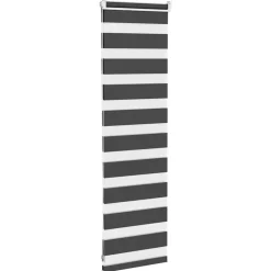 vidaXL zebragardin sort 40x100 cm stofbredde 35,9 cm polyester