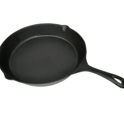 XL BBQ grill stegepande i støbejern 30 cm rund